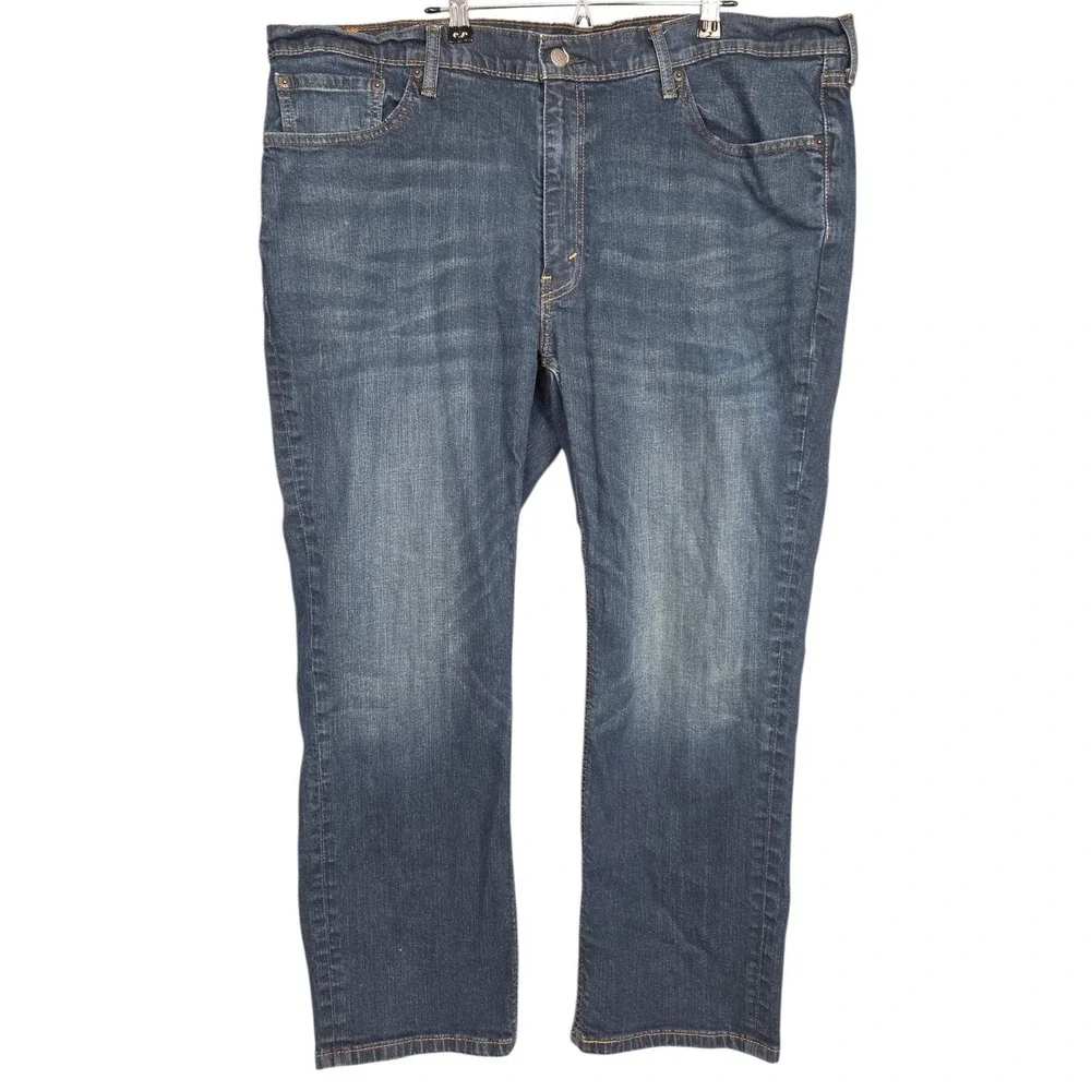 Levis 541 Athletic Taper Jeans Men 44x29 Blue Medium Wash Stretch Denim Mid Rise